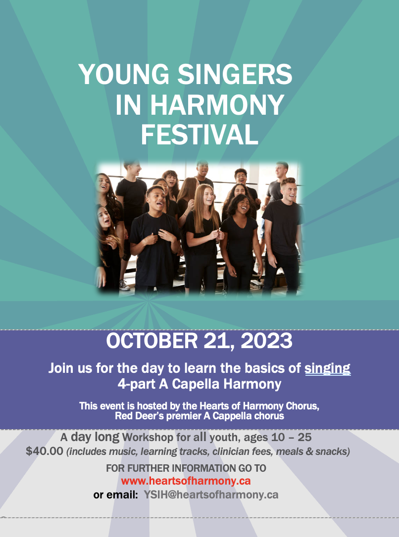 Young Singers in Harmony Festival, October 21, 2023